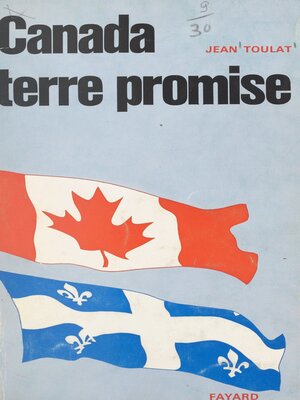 cover image of Canada, terre promise